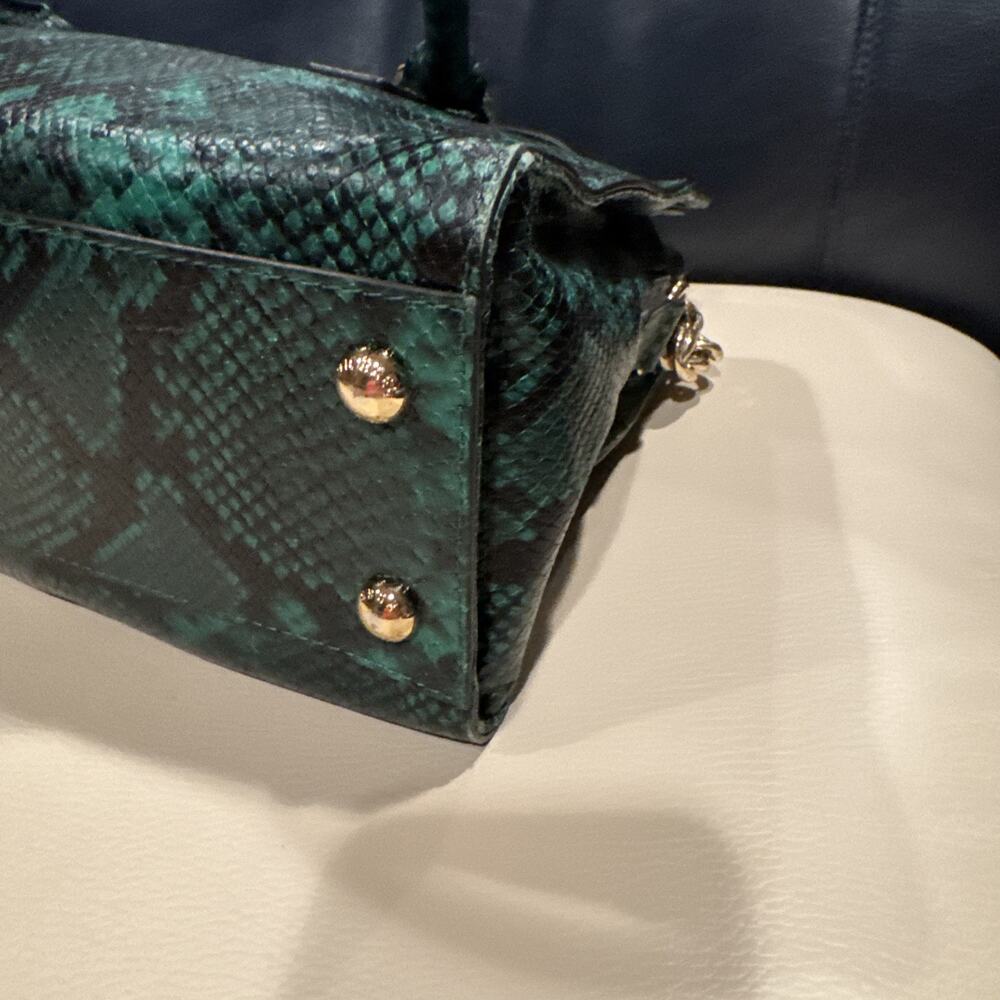 Michael Kors Hamilton python-embossed leather sat… - image 9